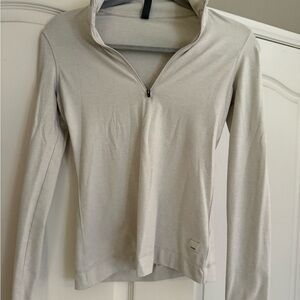 Vuori Light Gray Long Sleeve Tee